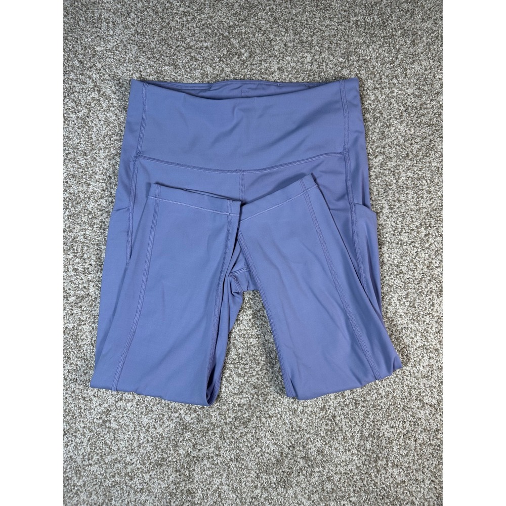 Athleta Ultimate Stash Pocket Capri Purple High Rise Leggings Small Petite SP